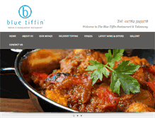 Tablet Screenshot of blue-tiffin.com